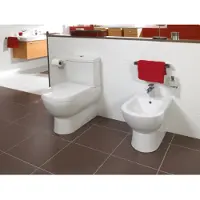 Villeroy & Boch Subway closetzitting quickrelease/softclose en rvs scharn Wit