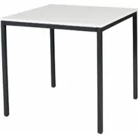 Schaffenburg Bureautafel - Domino Basic 80x80 grijs - zwart frame