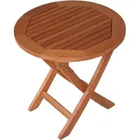 Brulo Houten Bijzettafel 48 cm Eucalyptushout