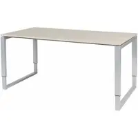 Schaffenburg Verstelbaar Bureau - Domino Plus 160x80 Eiken - alu frame