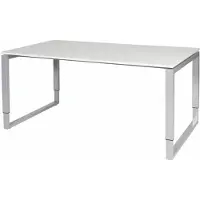 Schaffenburg Verstelbaar Bureau - Domino Plus 160x90 grijs - alu frame