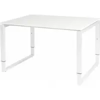 Schaffenburg Verstelbaar Bureau - Domino Plus 120x90 grijs - wit frame