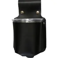 Xapron leren water holder - kleur Black (zwart)
