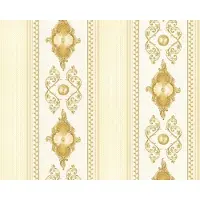 A.S. Création TRADITIONEEL KLASSIEK STREPEN BEHANG - Beige Goud - AS Creation Concerto 3