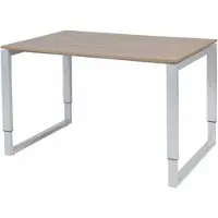 Schaffenburg Verstelbaar Bureau - Plus 120x80 Havana Kersen - alu frame