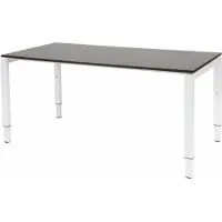 Schaffenburg Verstelbaar Bureau - Domino 160x90 logan - wit frame