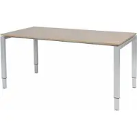 Schaffenburg Verstelbaar Bureau - Domino 160x80 Havana Kersen - alu frame
