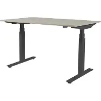 Schaffenburg Zit Sta Bureau - Plus Elek 160x80 Havana Kersen - zwart frame