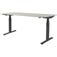 Schaffenburg Zit Sta Bureau - Plus Elektrisch 180x90 eik zwart frame