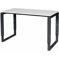 Schaffenburg Verstelbaar Bureau - Plus 120x60 grijs - zwart frame