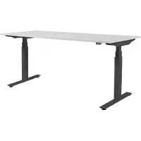 Schaffenburg Zit Sta Bureau - Plus Elektrisch 180x90 wit zwart frame