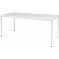 Schaffenburg Bureautafel - Domino Basic 180x80 grijs - wit frame