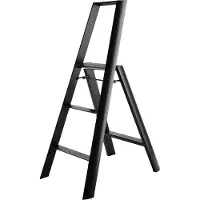 Hasegawa Design Ladder - Zwart - 3-staps - Lucano ML