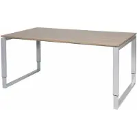 Schaffenburg Verstelbaar Bureau - Plus 160x90 Havana Kersen - alu frame