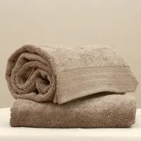 Cottoncounts Badlaken Maui stone 100x150cm