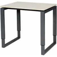Schaffenburg Verstelbaar Bureau - Plus 80x60 Eiken - zwart frame