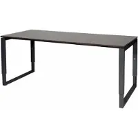 Schaffenburg Verstelbaar Bureau - Plus 180x80 logan - zwart frame