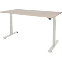 Schaffenburg Dextro Basic Zit-sta-bureau Rechthoekig Eiken T-Voet 1.400 (B) x 800 (D) x 705 (H) mm Melamine