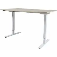 Schaffenburg Zit Sta Bureau - Plus Elektrisch 140x80 Havana Kersen -wit frame