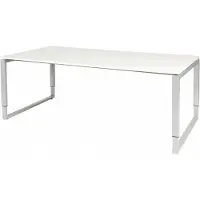 Schaffenburg Vergadertafel - Verstelbaar - 200x100 grijs - alu frame