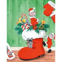 Ambiente Servetten x-mas mice green