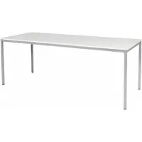 Schaffenburg Bureautafel - Domino Basic 200x80 wit - alu frame