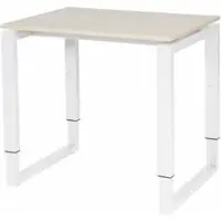Schaffenburg Verstelbaar Bureau - Domino Plus 80x60 robson - wit frame