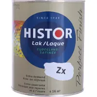Histor Perfect Finish Zijdeglans Lak Alkyd RAL9005 Gitzwart 2,5 Liter