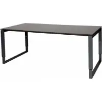 Schaffenburg Verstelbaar Bureau - Plus 180x90 logan - zwart frame