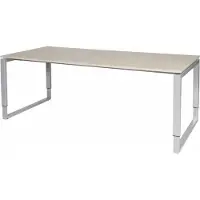 Schaffenburg Verstelbaar Bureau - Plus 200x90 robson - alu frame