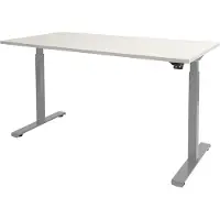 Schaffenburg Dextro Basic Zit-sta-bureau Rechthoekig T-Voet 1.600 (B) x 800 (D) x 705 (H) mm Melamine