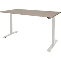 Schaffenburg Dextro Basic Zit-sta-bureau Rechthoekig Kersen T-Voet 1.200 (B) x 800 (D) x 705 (H) mm Melamine