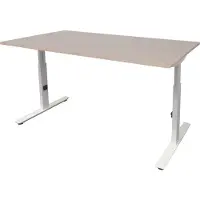 Schaffenburg Linesto Plus Bureau Rechthoekig Eiken T-Voet 1.400 (B) x 800 (D) x 655 (H) mm Melamine
