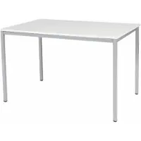 Schaffenburg Bureautafel - Domino Basic 120x80 wit - alu frame