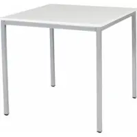 Schaffenburg Bureautafel - Domino Basic 80x80 wit - alu frame