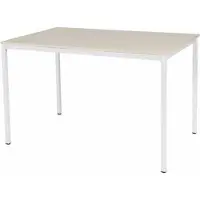 Schaffenburg Bureautafel - Domino Basic 120x80 Eiken - wit frame