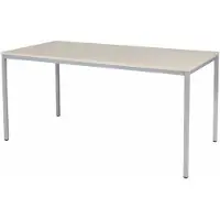 Schaffenburg Bureautafel - Domino Basic 160x80 Eiken - alu frame