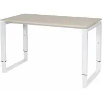 Schaffenburg Verstelbaar Bureau - Plus 120x60 robson - wit frame