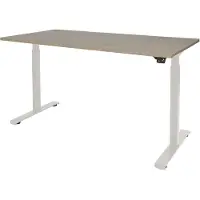 Schaffenburg Dextro Basic Zit-sta-bureau Rechthoekig Eiken T-Voet 1.800 (B) x 900 (D) x 705 (H) mm Melamine