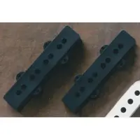 Fender Pickup Cover Jazz bas zwart - Basgitaaronderdeel