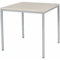 Schaffenburg Bureautafel - Domino Basic 80x80 Eiken - alu frame