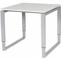 Schaffenburg Verstelbaar Bureau - Domino Plus 80x80 grijs - alu frame
