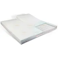 Slaaploods.nl Splittopper Pocketvering Koudschuim - 140x200 cm - BIO Katoen Tijk - 12 cm dik