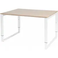 Schaffenburg Verstelbaar Bureau - Plus 120x90 Havana Kersen - wit frame