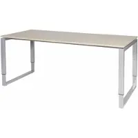 Schaffenburg Verstelbaar Bureau - Domino Plus 180x80 Eiken - alu frame