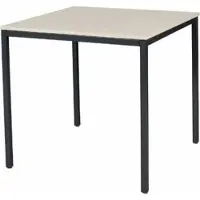 Schaffenburg Bureautafel - Domino Basic 80x80 Eiken - zwart frame
