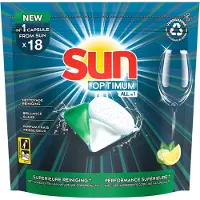 SUN Optimum All-in 1 Vaatwascapsules Citroen 18 Stuks