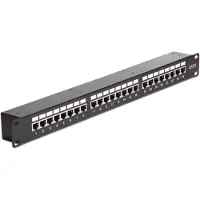 DeLOCK 43295 Patchpaneel 483 mm (19) CAT 6 1 HE Zwart