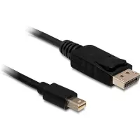 DeLOCK Mini DisplayPort - DisplayPort kabel - versie 1.2 (4K 60 Hz) / zwart - 5 meter