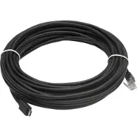 Axis F7308 - Camerakabel - Micro-USB Type B (mannelijk) naar RJ-12 (mannelijk) - 8 meter - Zwart (verpakking met 4) - geschikt voor P1244, P1254, P1264, P8804 Stereo Sensor Kit